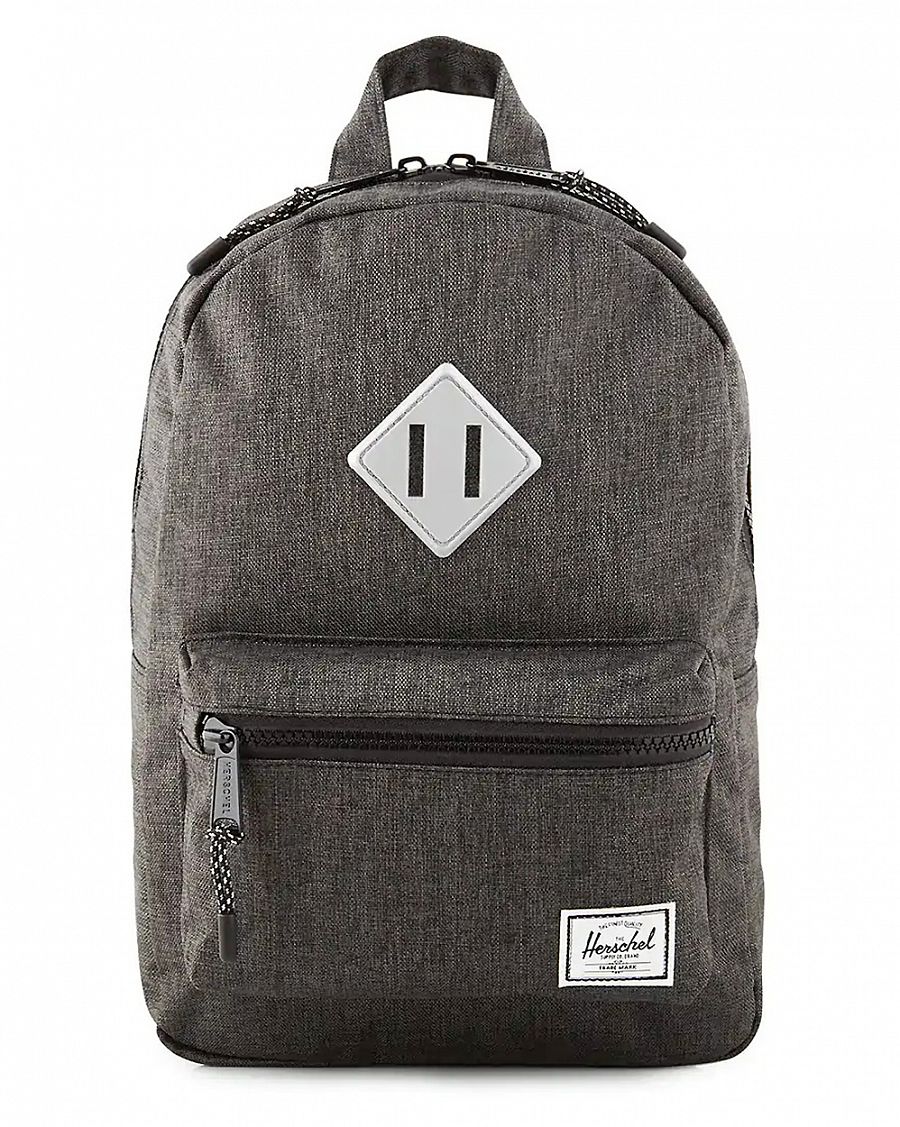 Рюкзак светоотражающий детский Herschel Heritage Kids Black Crosshatch Silver Reflective отзывы