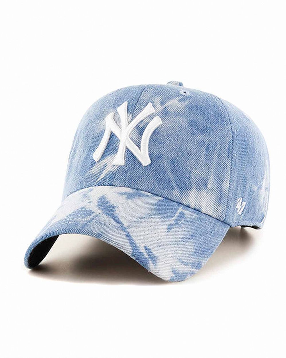 Бейсболка классическая с изогнутым козырьком '47 Brand Clean Up New York Yankees Wash Blue отзывы