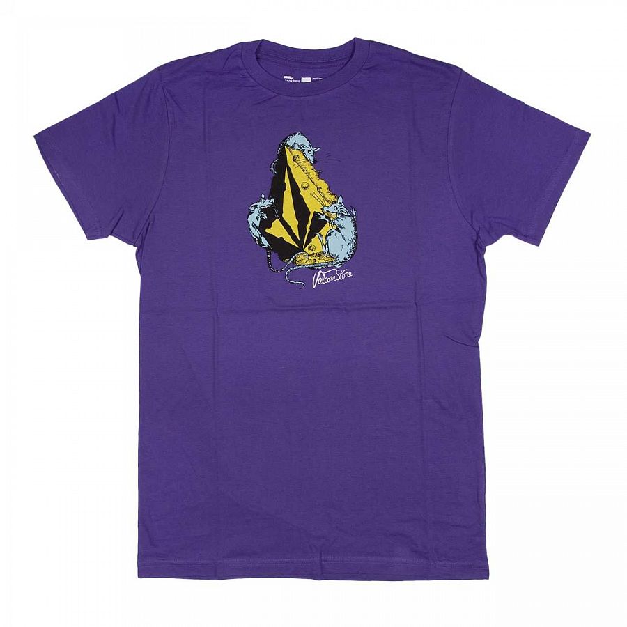 купить Футболка Volcom Fourth Stone SS Slim Purple в Москве купить Футболка Volcom Fourth Stone SS Slim Purple в Москве
