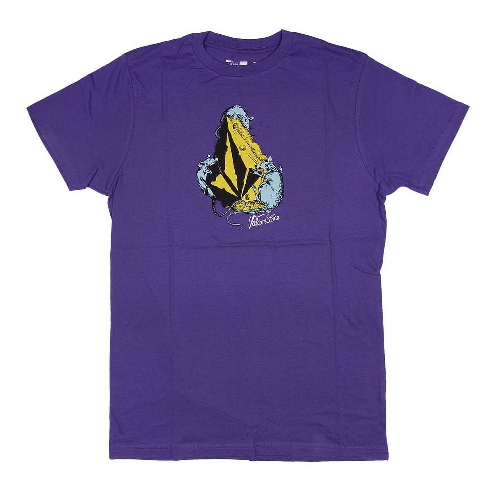 купить Футболка Volcom Fourth Stone SS Slim Purple в Москве купить Футболка Volcom Fourth Stone SS Slim Purple в Москве