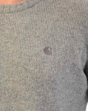 Свитер мужской 100% шерсть WIP University Sweater Grey Свитер мужской 100% шерсть WIP University Sweater Grey