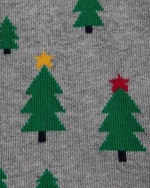 Носки высокие мужские Швеция Happy Socks Happy Tree Grey