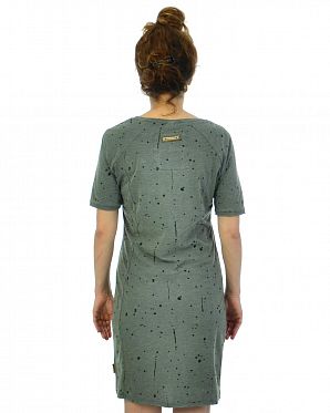 Платье прямое женское Германия Naketano Spitze Maus Heritage Dark Grey Melange Платье прямое женское Германия Naketano Spitze Maus Heritage Dark Grey Melange