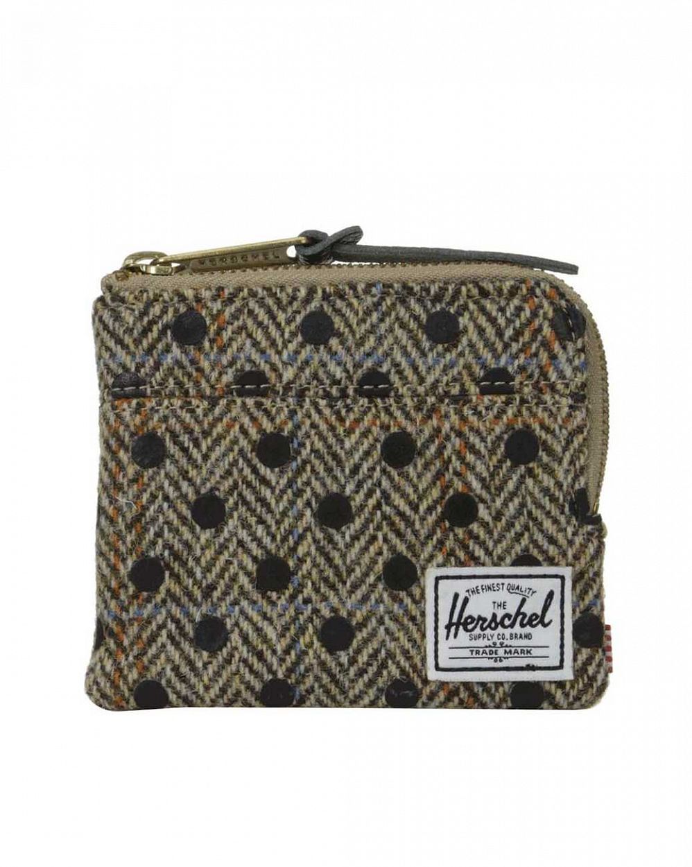 Кошелек Herschel Johnny Harris Tweed Black Polka Dot отзывы