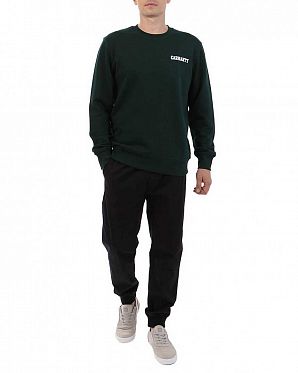Толстовка мужская Carhartt College Script Moss Толстовка мужская Carhartt College Script Moss