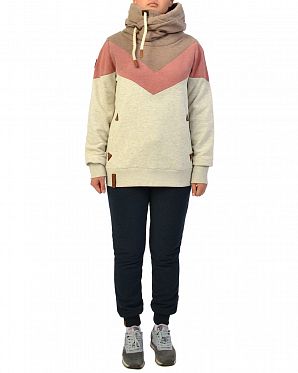 Толстовка женская с капюшоном Naketano Patty Immer Hande hoch Politik Mel Толстовка женская с капюшоном Naketano Patty Immer Hande hoch Politik Mel