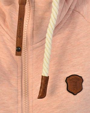 Толстовка женская с капюшоном Naketano Blonder Engel Pastel Pink Mel Толстовка женская с капюшоном Naketano Blonder Engel Pastel Pink Mel