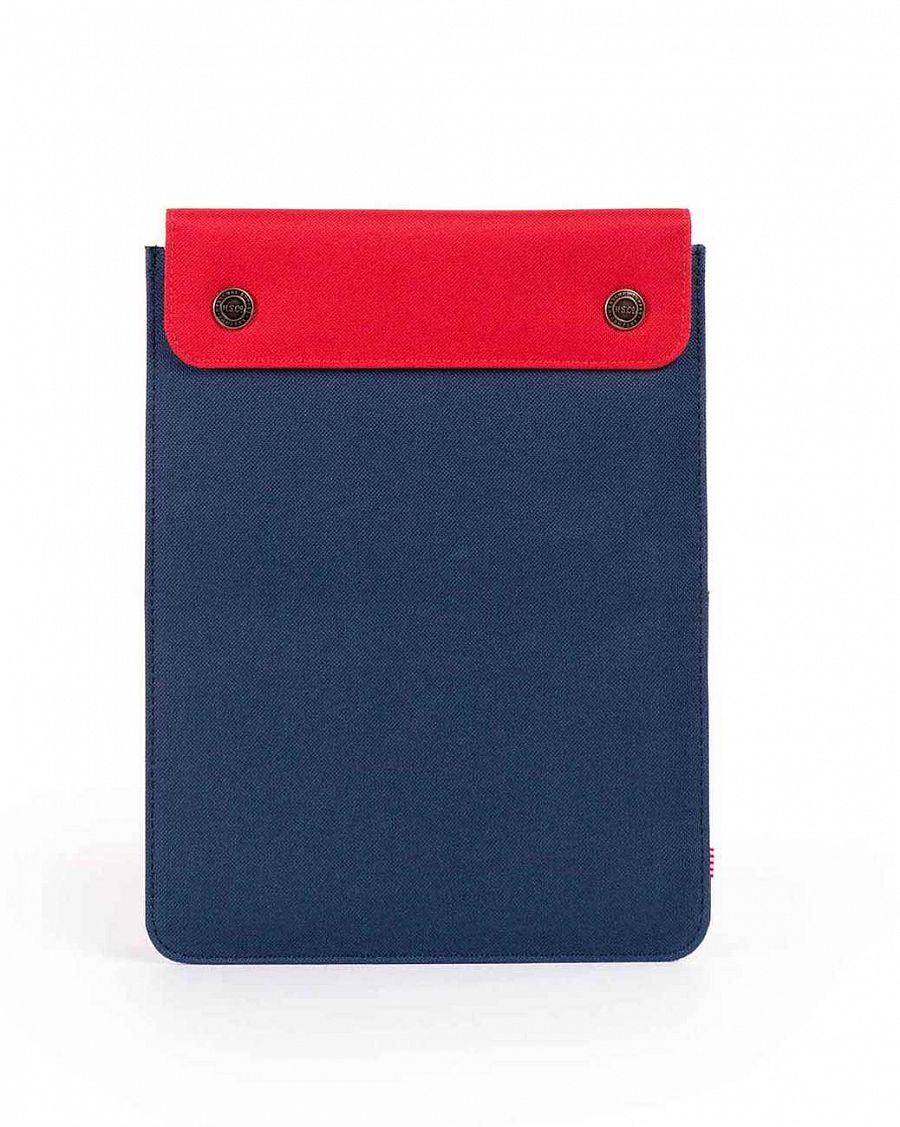 Чехол водоотталкивающий на кнопках Herschel Spokane iPad Air Navy Red отзывы