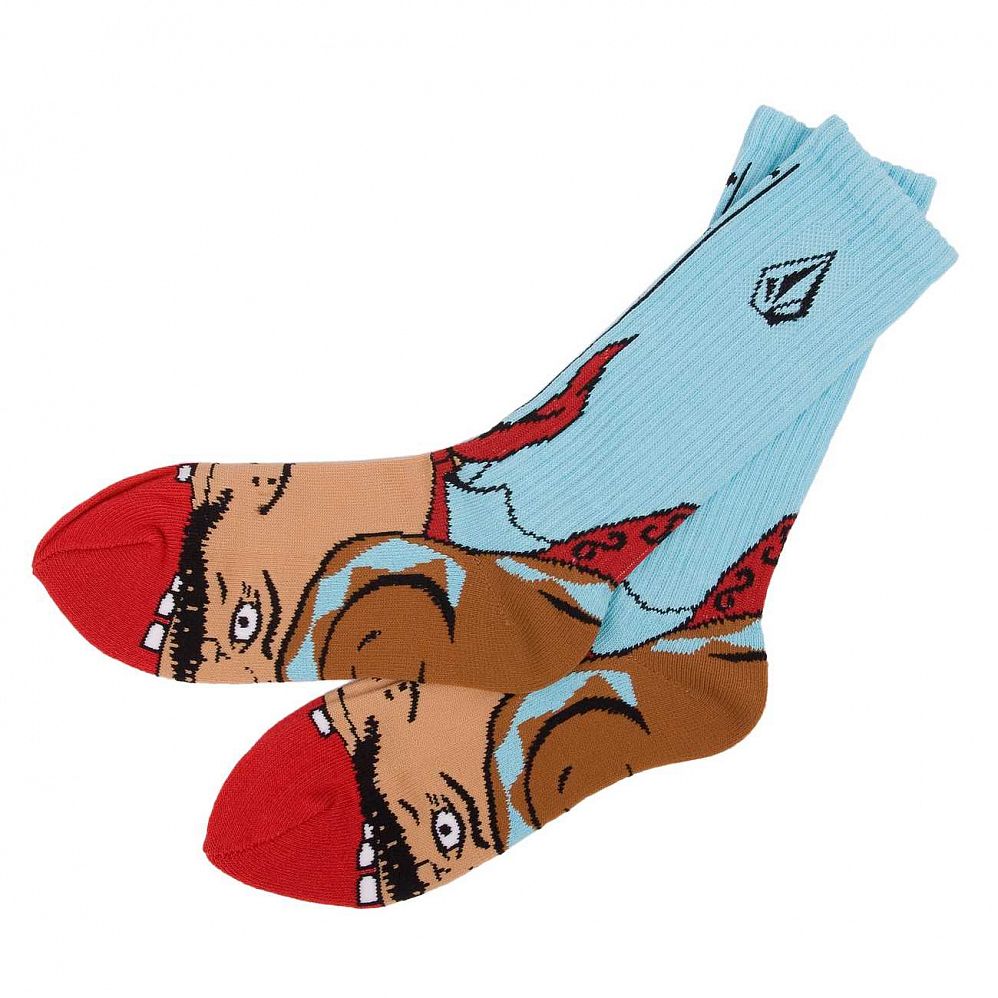 Носки Volcom Bandito Sock Puppet Turquoise отзывы