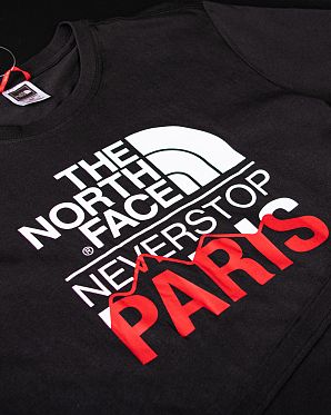 Футболка мужская The North Face M COM GPS Paris Black Футболка мужская The North Face M COM GPS Paris Black
