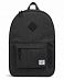 Рюкзак водоотталкивающий с карманом для 15 ноутбука Herschel Heritage Black Crosshatch