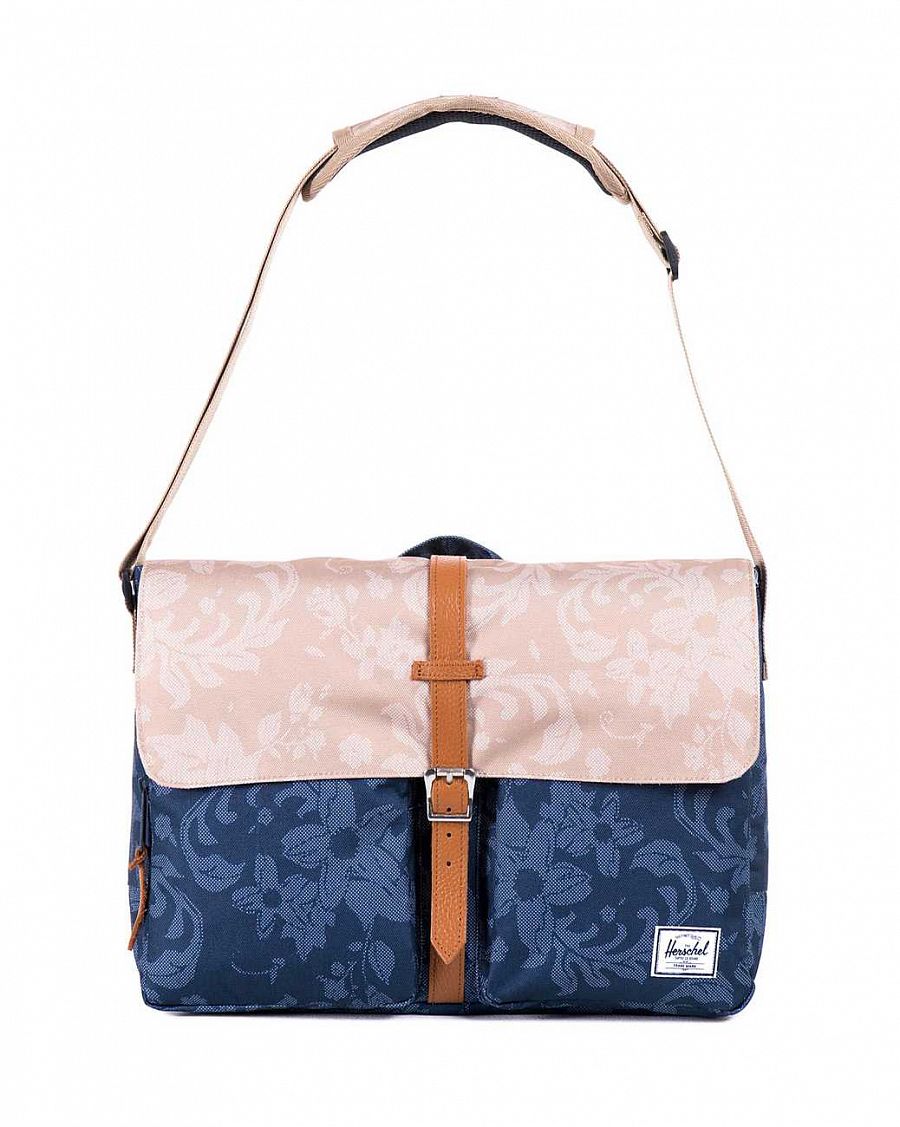 Сумка через плечо для 13 ноутбука Herschel Columbia Navy Waldorf отзывы