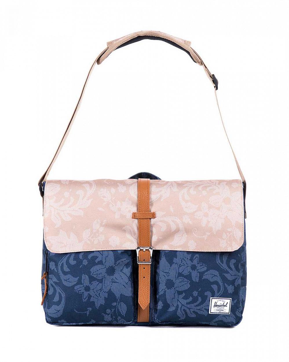 Сумка через плечо для 13 ноутбука Herschel Columbia Navy Waldorf отзывы