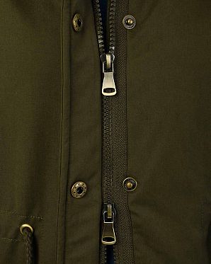 Парка демисезонная водоотталкивающая на меху Urban Classics Peached Teddy Olive