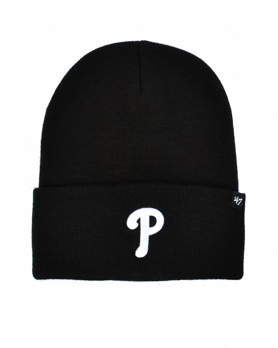 Шапка универсальная с подворотом '47 Brand Haymaker Philadelphia Phillies Black отзывы