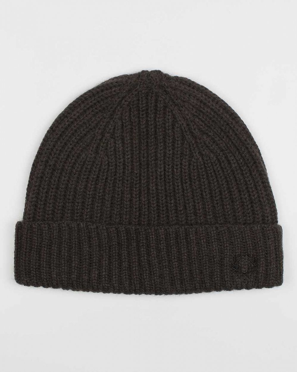 Шапка Fred Perry C8205 Mini Ribbed Beanie Olive отзывы