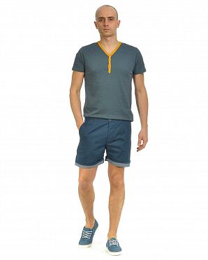 Шорты мужские укороченные Wesc Sloan Blue Atlantic