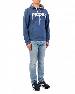 Толстовка мужская с капюшоном Iriedaily Upside Down 2 Navy Mel