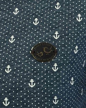 Платье женское короткий рукав и карманами Naketano El Majmuni Ankerdizzel Indigo Blue Платье женское короткий рукав и карманами Naketano El Majmuni Ankerdizzel Indigo Blue