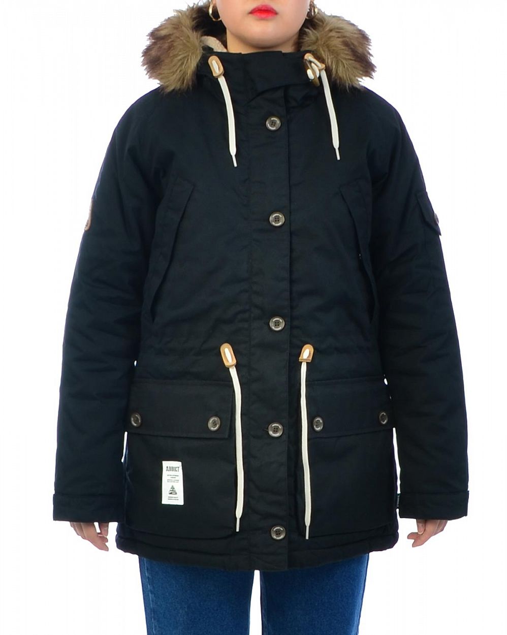 Парка женская зимняя Addict Expedition Parka Black отзывы