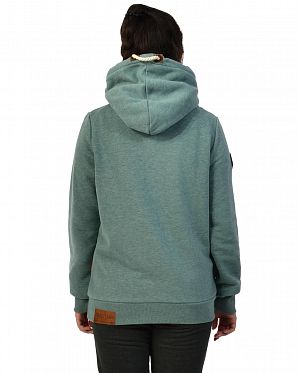 Толстовка женская с капюшоном Германия Naketano Darth Stormy Sea Mel Толстовка женская с капюшоном Германия Naketano Darth Stormy Sea Mel