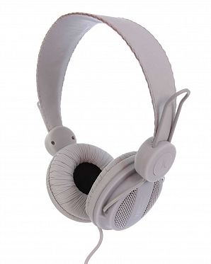 Наушники с микрофоном проводные WeSC Oboe On Ear Headphones Pale Grey