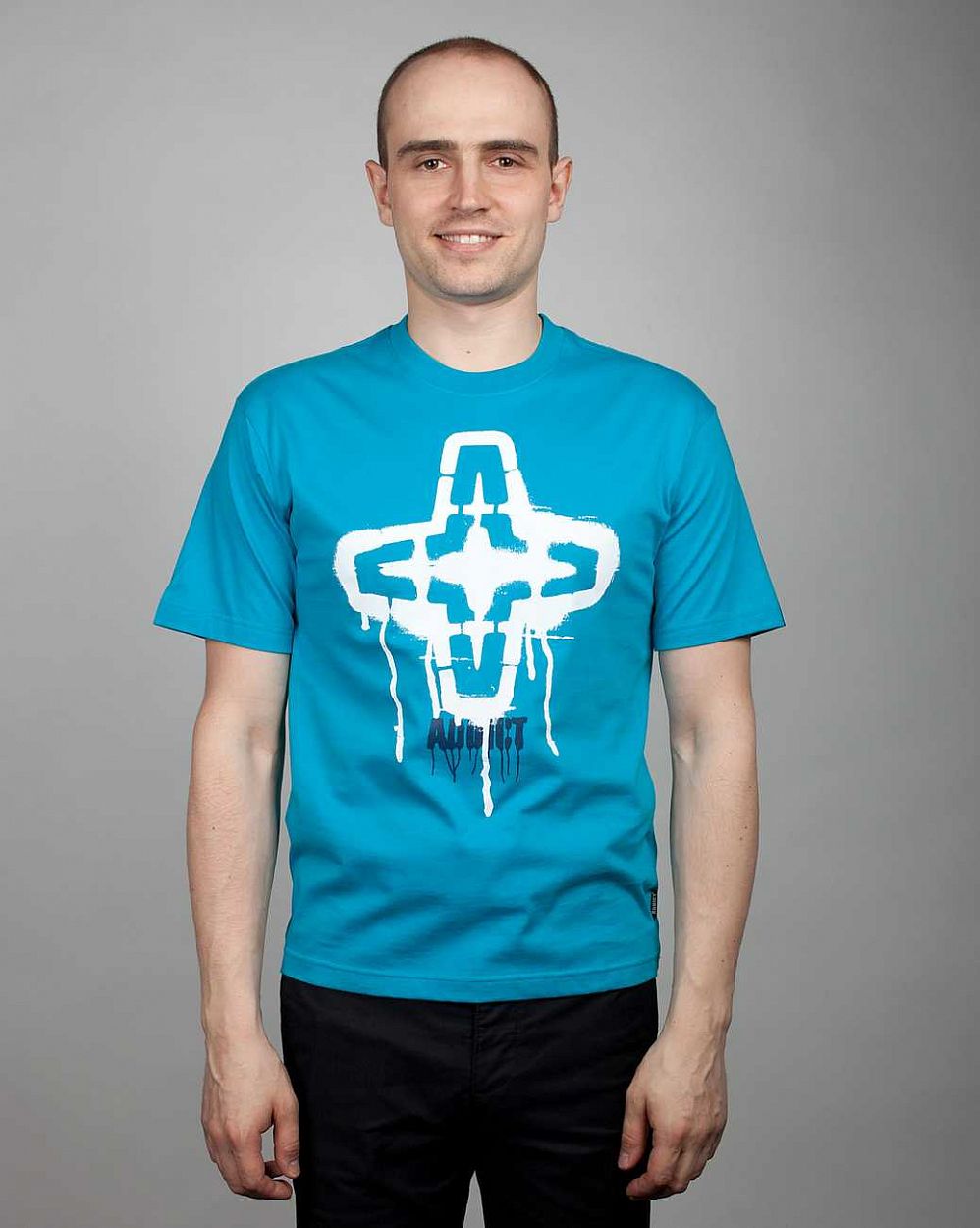 Футболка Addict Icon Stencil Tee Aqua отзывы