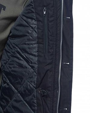 Парка мужская утепленная водоотталкивающая Швеция Elvine Simo Black