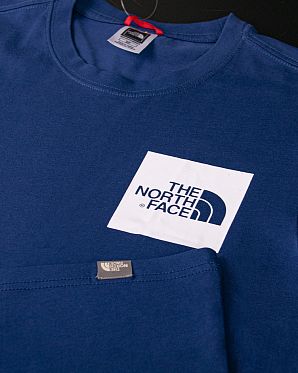 Футболка мужская The North Face Fine Front Box Midline Blue Футболка мужская The North Face Fine Front Box Midline Blue