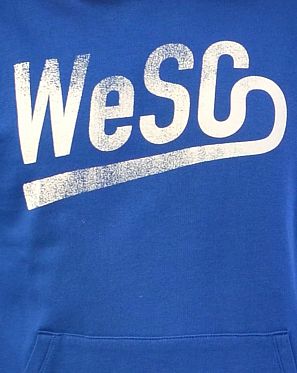 Толстовка мужская кенгуру с капюшоном Wesc Baseball Turkish Sea Толстовка мужская кенгуру с капюшоном Wesc Baseball Turkish Sea