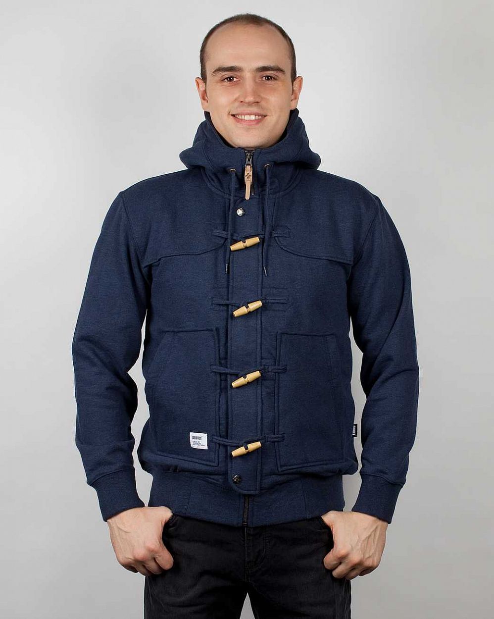 Толстовка Addict Duffle Sweat Naval Heather-226 отзывы