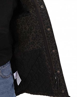 Парка женская утепленная Urban Classics Clash Parka Panther Print