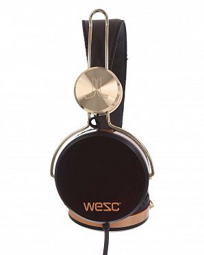 Наушники с микрофоном проводные складные WeSC Banjar On Ear Headphones Black