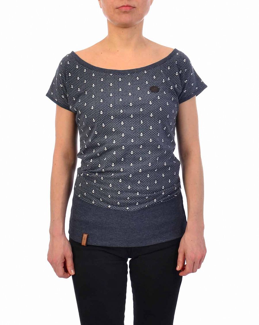 Футболка женская Naketano Wolle Ankerdizzel Indigo Blue Melange отзывы Футболка женская Naketano Wolle Ankerdizzel Indigo Blue Melange отзывы
