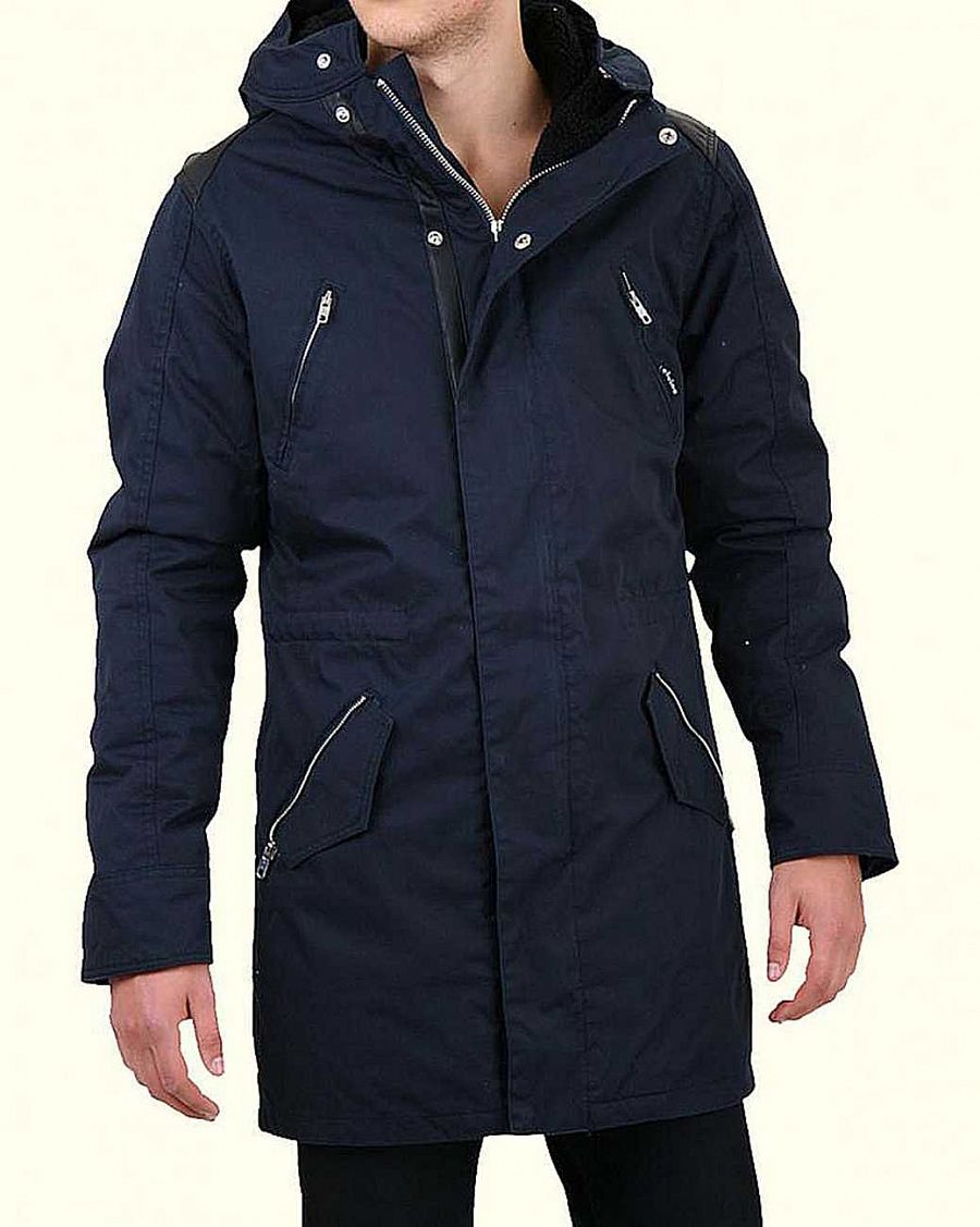 Парка мужская зимняя водоотталкивающая Elvine Lee Dark Navy отзывы