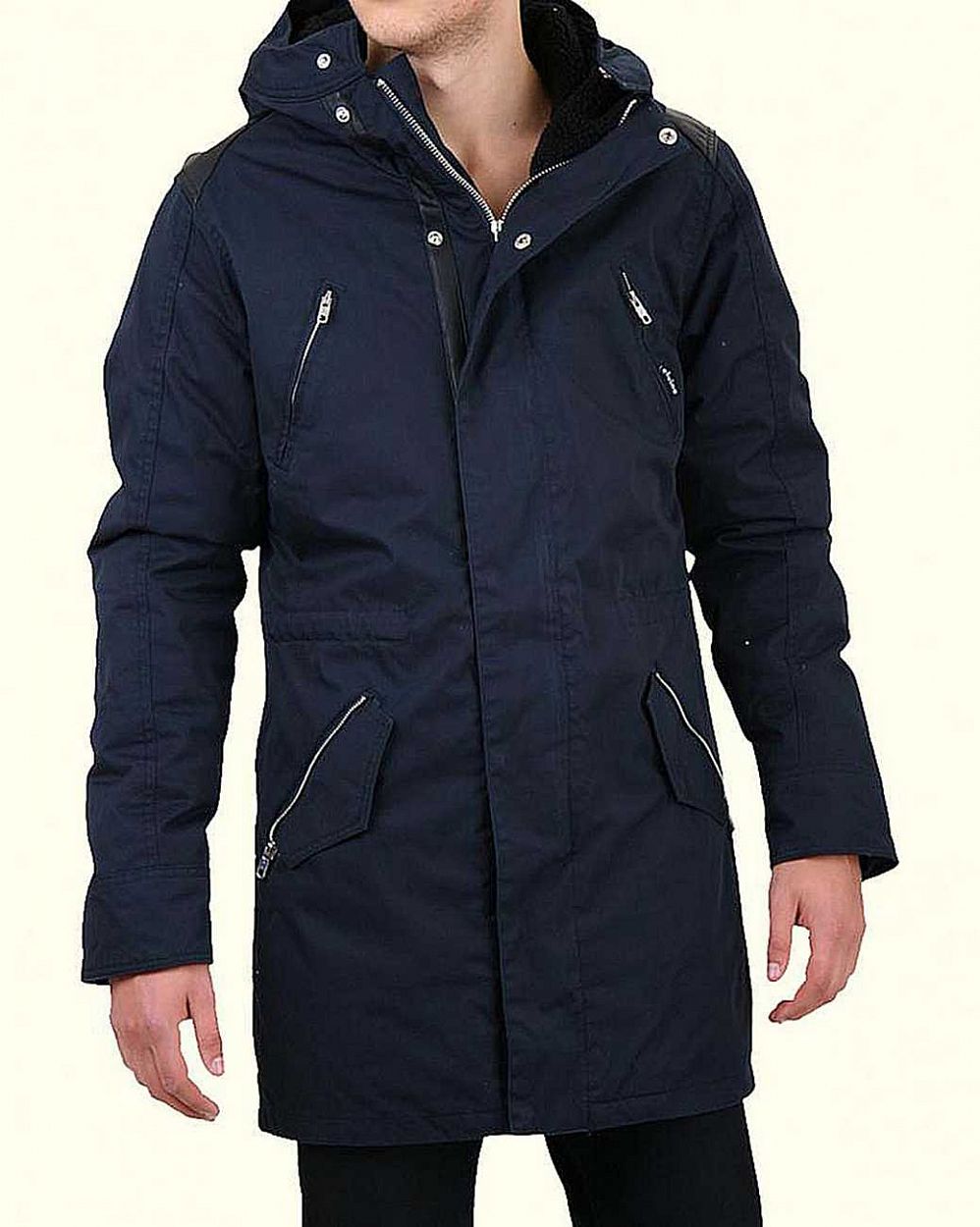 Парка мужская зимняя водоотталкивающая Elvine Lee Dark Navy отзывы