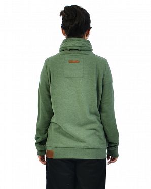 Толстовка женская на молнии с высоким воротом Naketano Ivinilla Forest