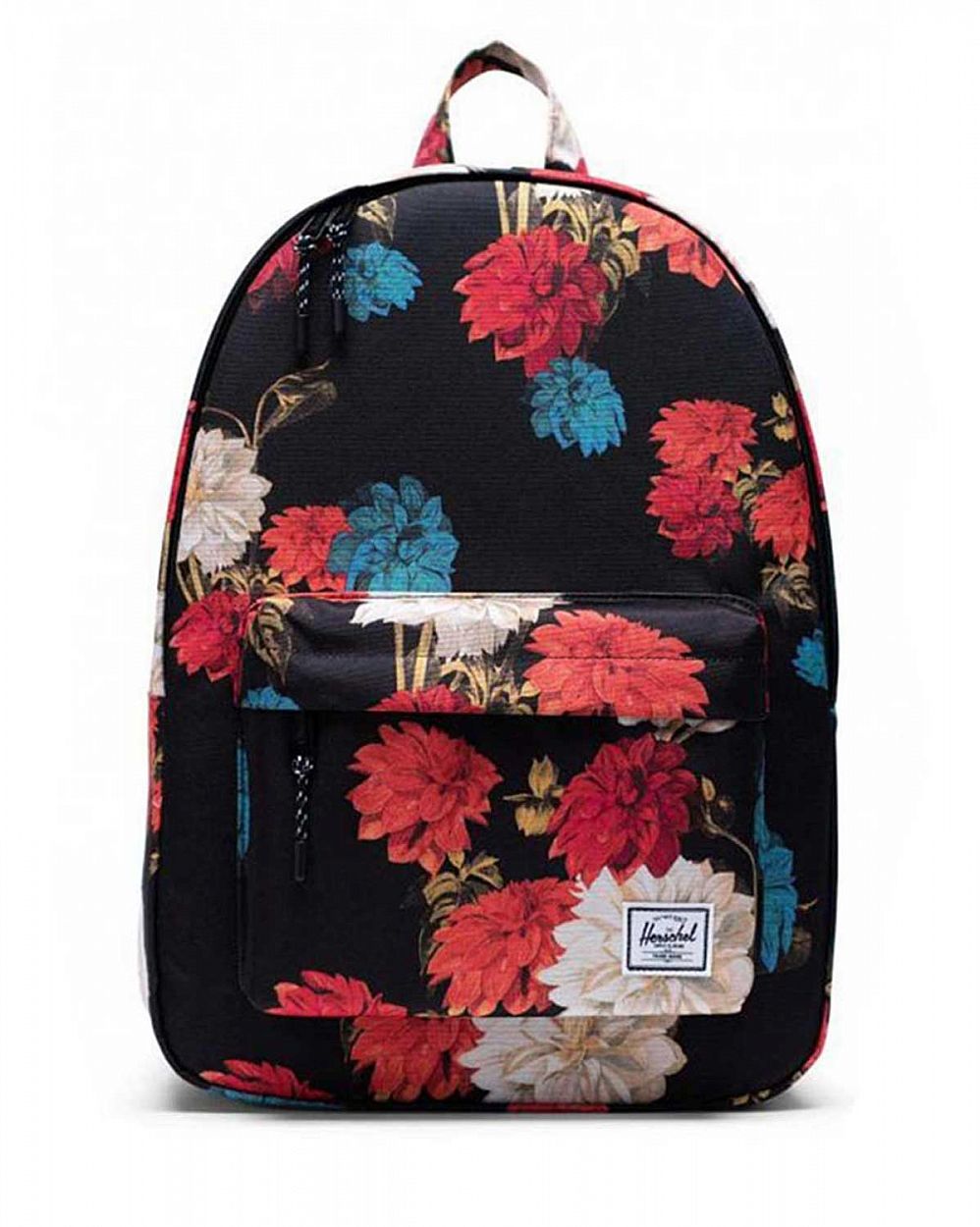 Рюкзак водоотталкивающий универсальный Herschel Classic Vintage Floral Black отзывы