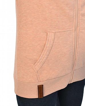 Толстовка женская на молнии с капюшоном Naketano Brazzo Pastel Pink