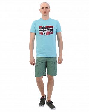 Футболка мужская Napapijri Seg Print Blue