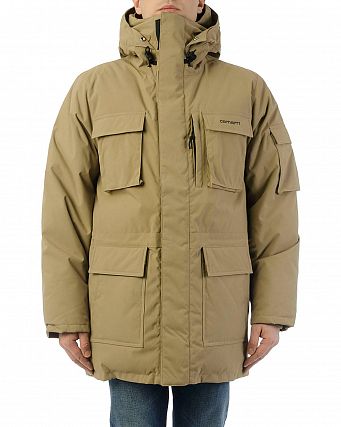 Куртка зимняя на пуху Carhartt WIP Bering Leather