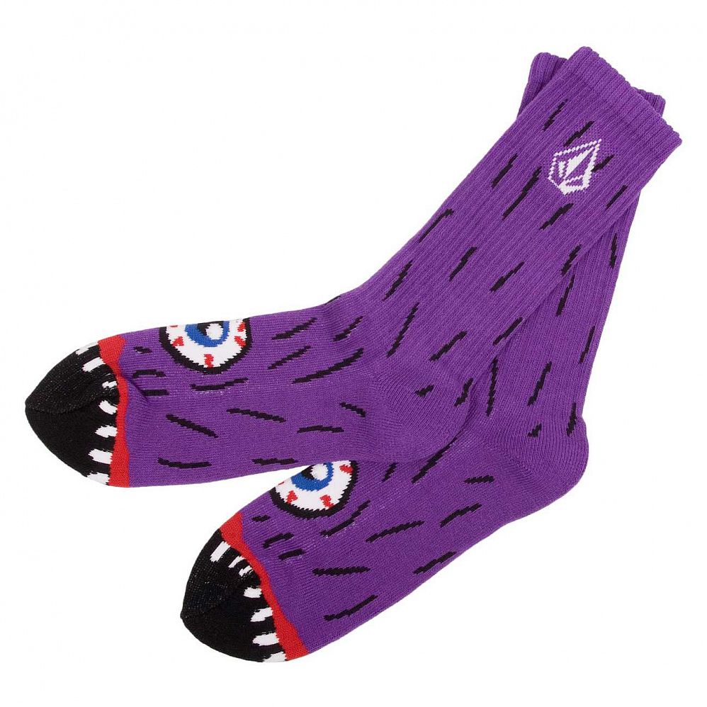 Носки Volcom FA Ozzie Wright Sock Purple отзывы