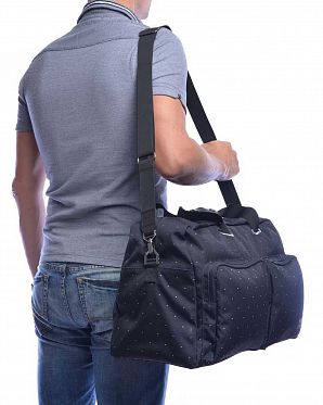 Сумка дорожная Brownbreath Oblique Cordura Boston Black Dot