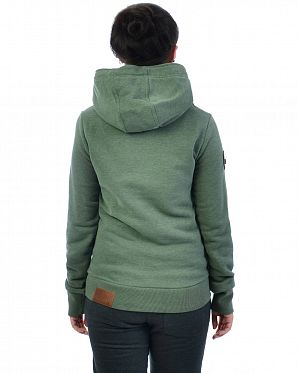 Толстовка женская с капюшоном Naketano Schickobello Fick Diese Melange