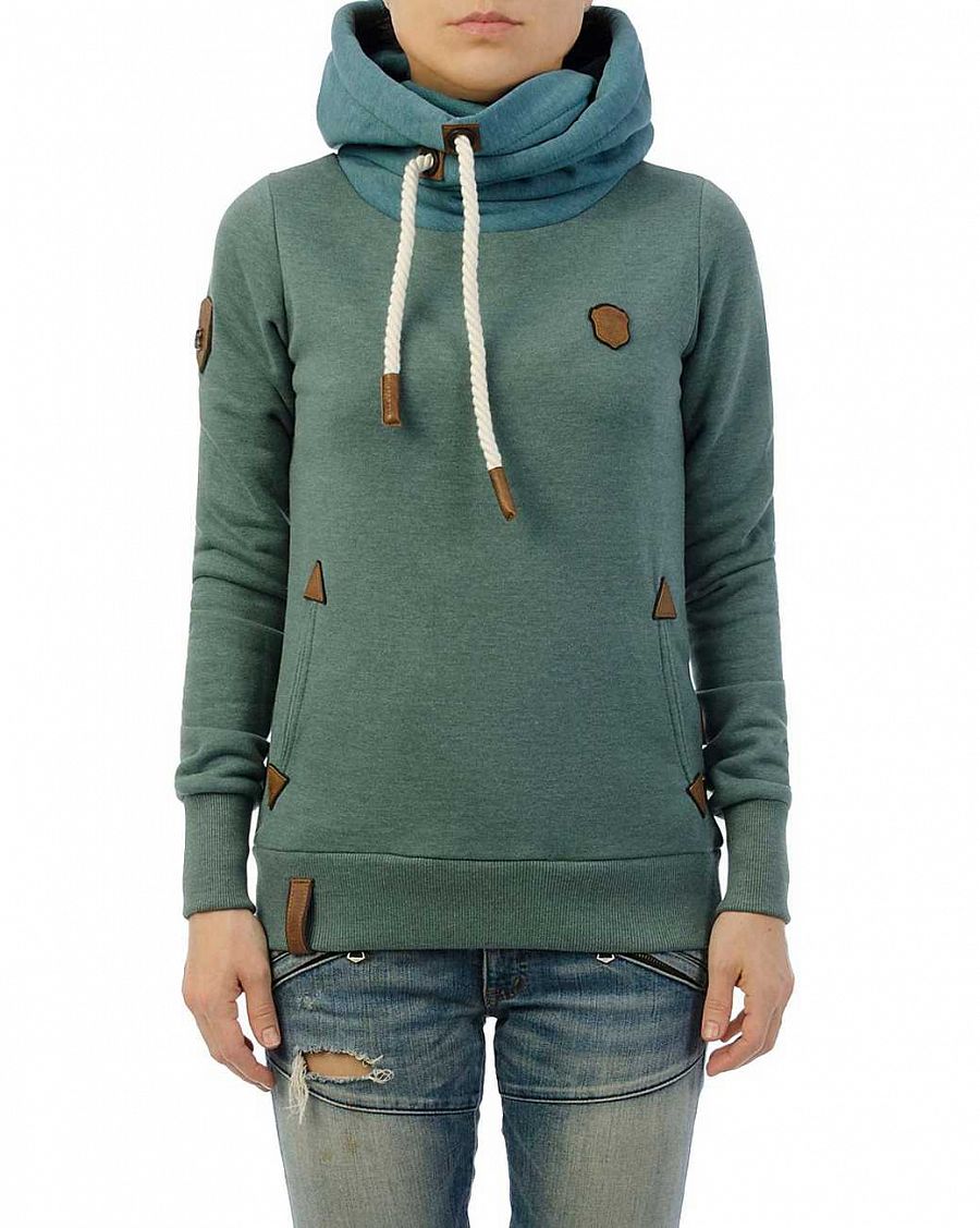 Толстовка женская с капюшоном Naketano Darth Simp Navy Green отзывы Толстовка женская с капюшоном Naketano Darth Simp Navy Green отзывы