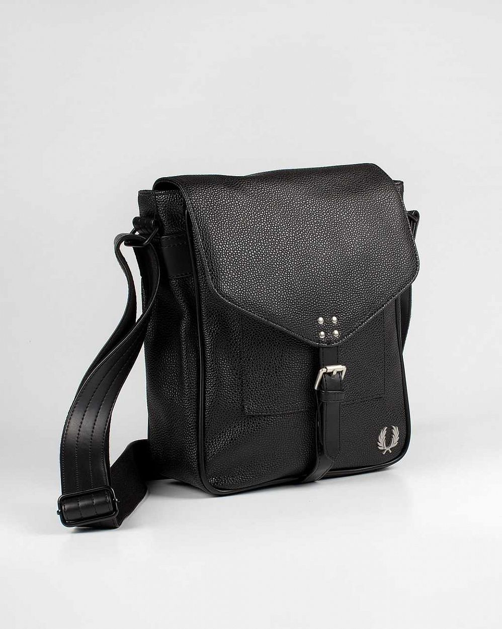 Сумка Fred Perry L1191 Scotch Grain Side Bag Black отзывы