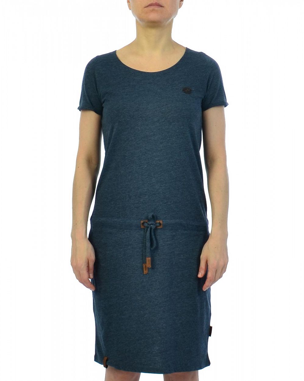 Платье женское короткий рукав и карманами Naketano El Majmuni IV Indigo Blue Melange отзывы