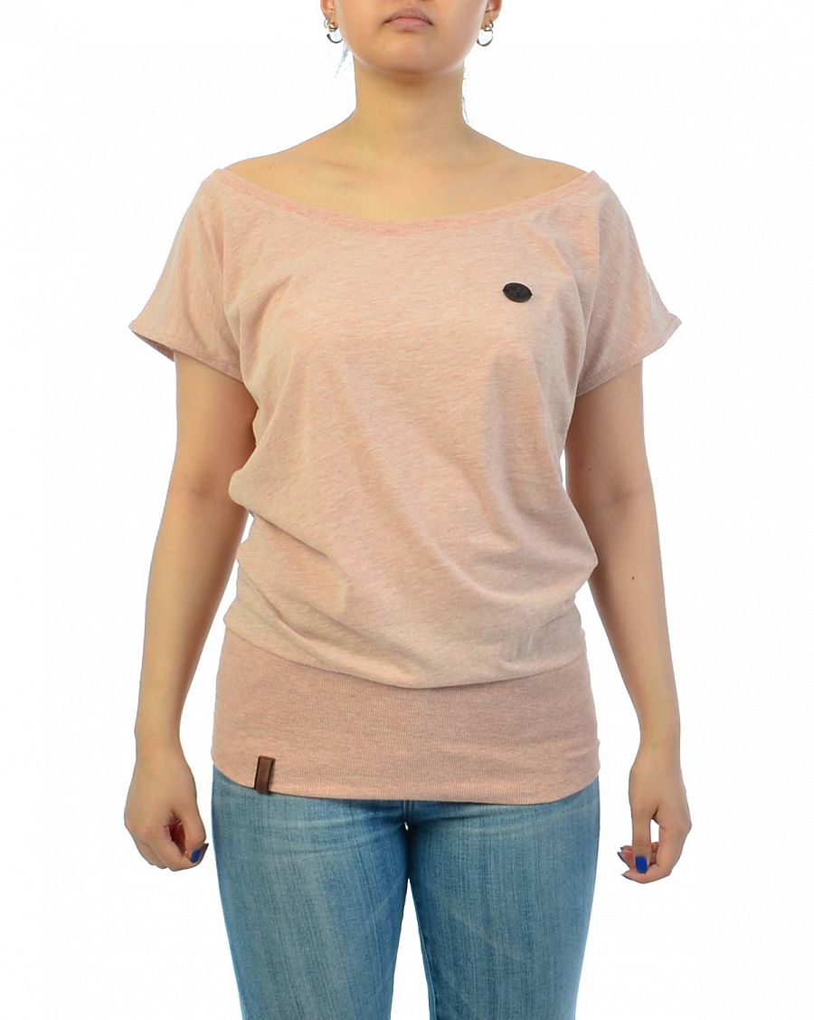 Футболка женская летняя на широкой резинке Naketano Wolle X Pastel Pink отзывы Футболка женская летняя на широкой резинке Naketano Wolle X Pastel Pink отзывы