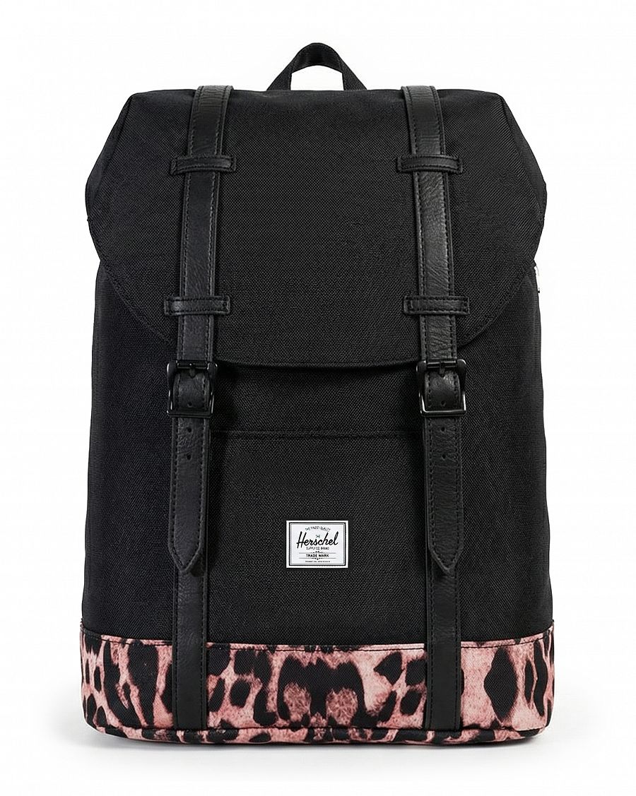 Рюкзак повседневный для 13 Herschel Retreat Mid Black Desert Cheetah отзывы