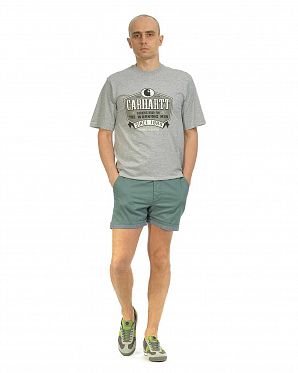 Шорты мужские укороченные Wesc Sloan Botanical Green